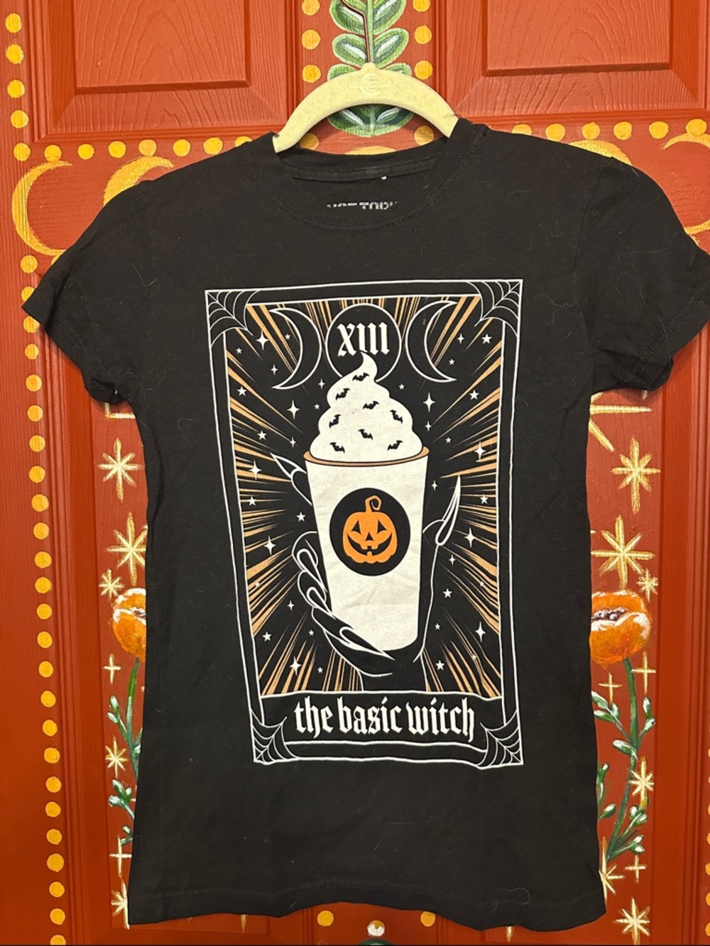 🎃 The Basic Witch 🦴 Pumpkin Spice Tee 💀 Hot Topic 🔪 Halloween ⛓️ Horror 🐺 Witch
